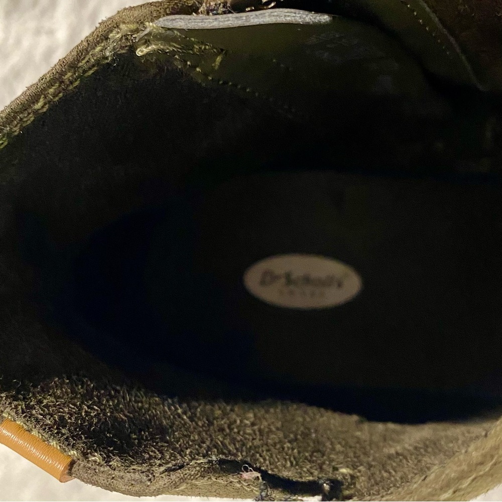 Dr. Scholl’s Laney Lug Booties Women’s Size 7M Vegan Olive Green/Brown - Picture 12 of 12